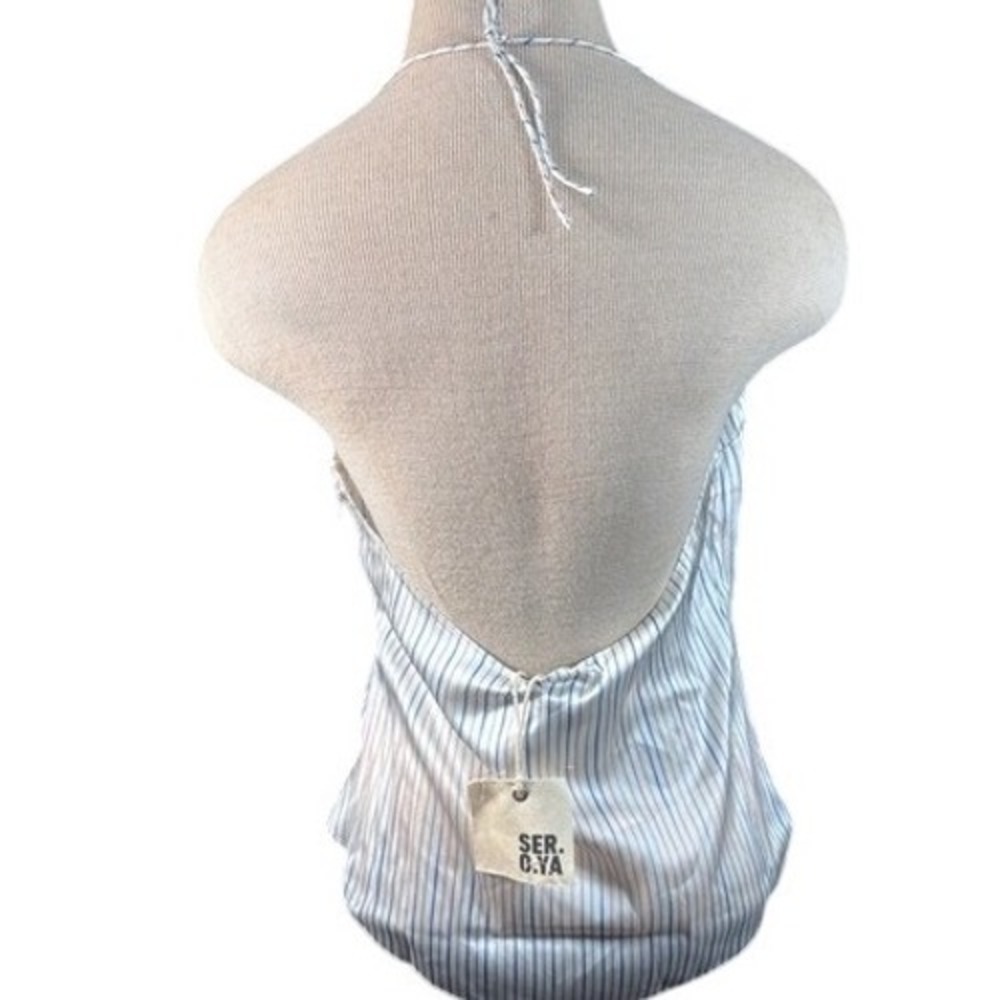 NWT‎ SER.O.YA Silk Blend Open Back Satin Camisole Top M - Picture 3 of 13
